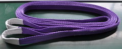 Duplex flat webbing sling for lifting