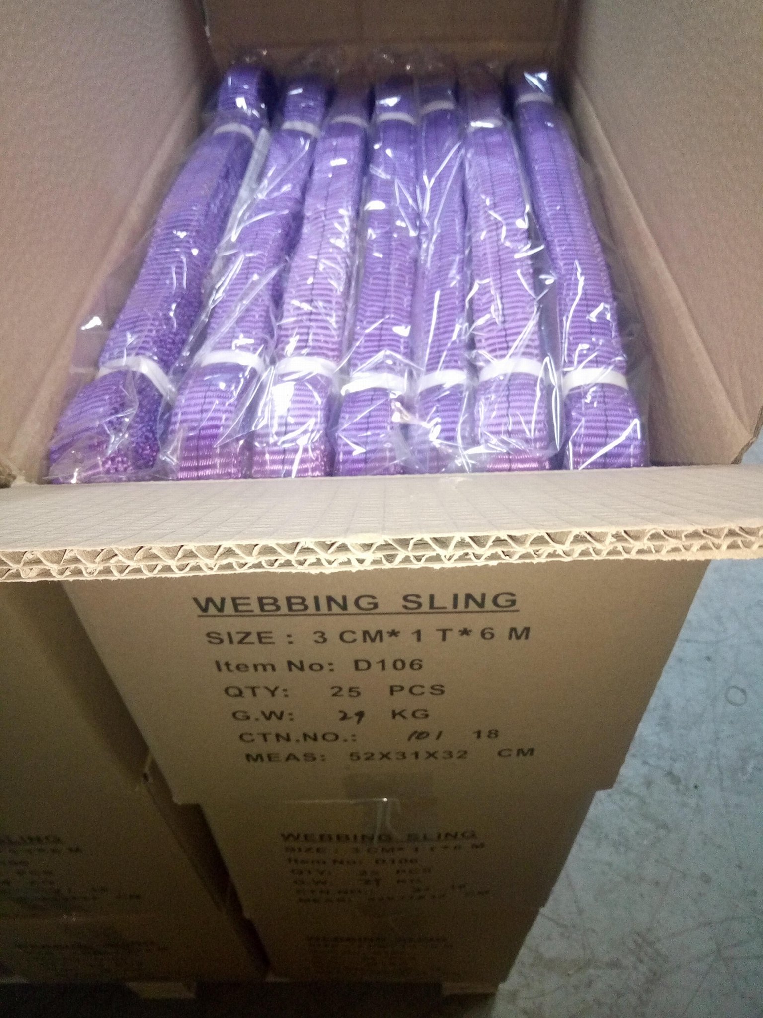 Duplex flat webbing sling for lifting 4