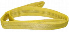 Duplex flat webbing sling for lifting