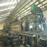 waste/used tire pyrolysis to tire oil machine, waste tire recycling machie