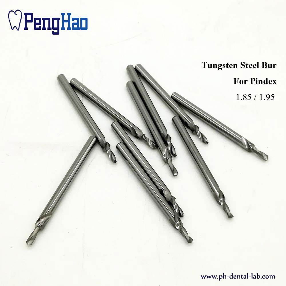 Tungsten steel bur  for dental pindex ( dia 1.85mm & 1.95mm ) 3