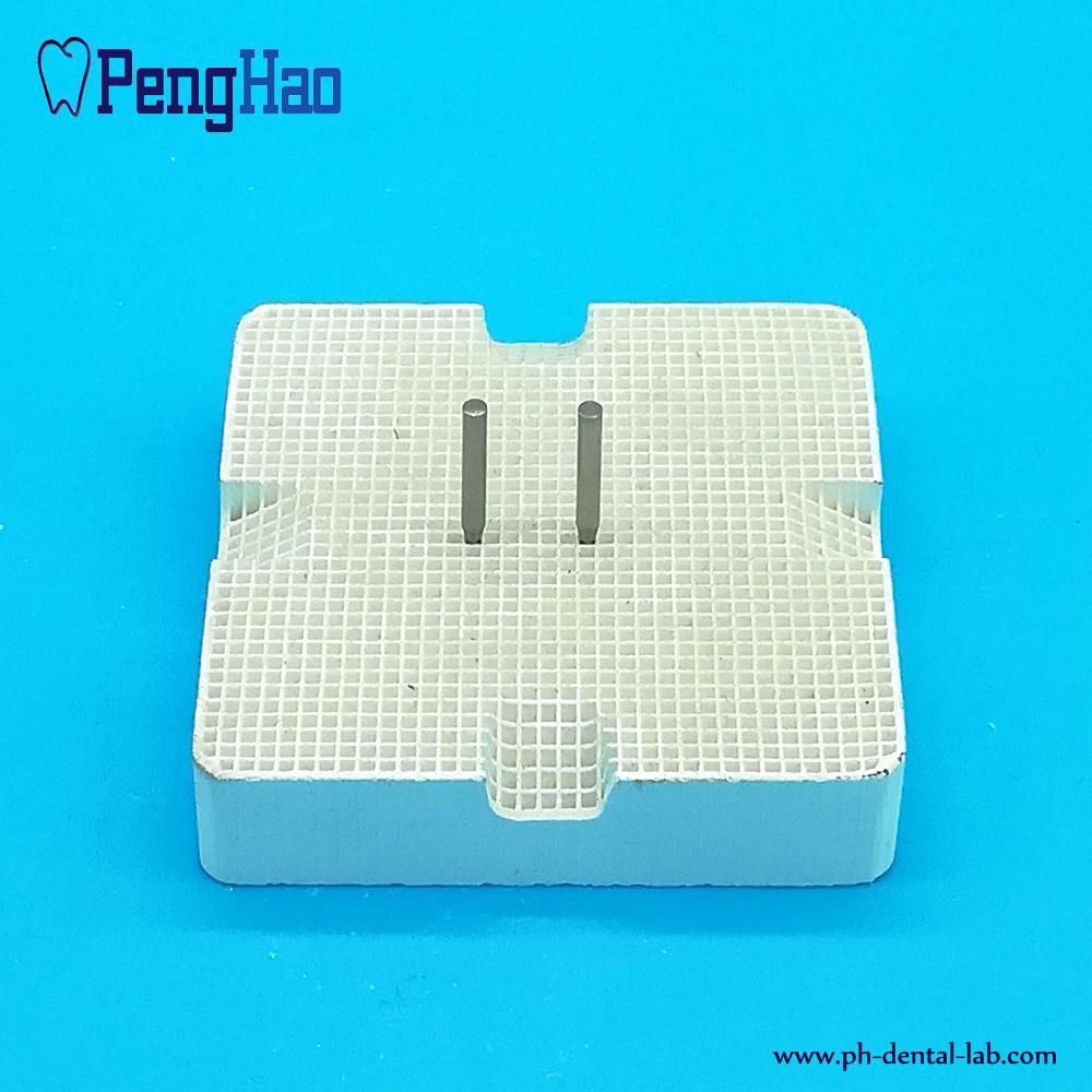 PH High Quality (Square Shape) Dental Honeycomb Firing Tray (with ceramic pins) 4