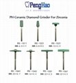 Dental ceramic diamond tmpregnated green Grinding stone for zirconia teeth 2