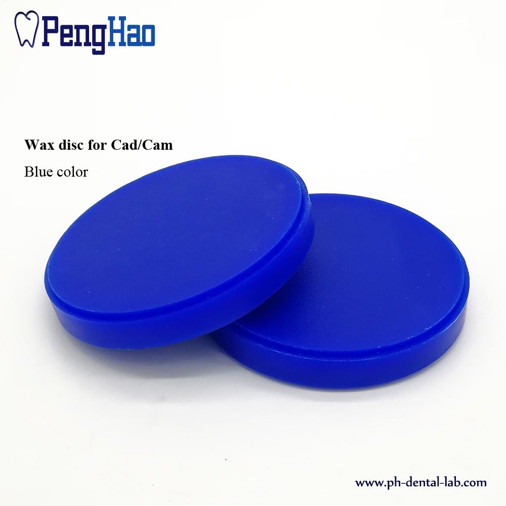 PH 95mm Wax Disc for Zirkonzahn CAD/CAM system.(10mm-25mm, Blue ) 2