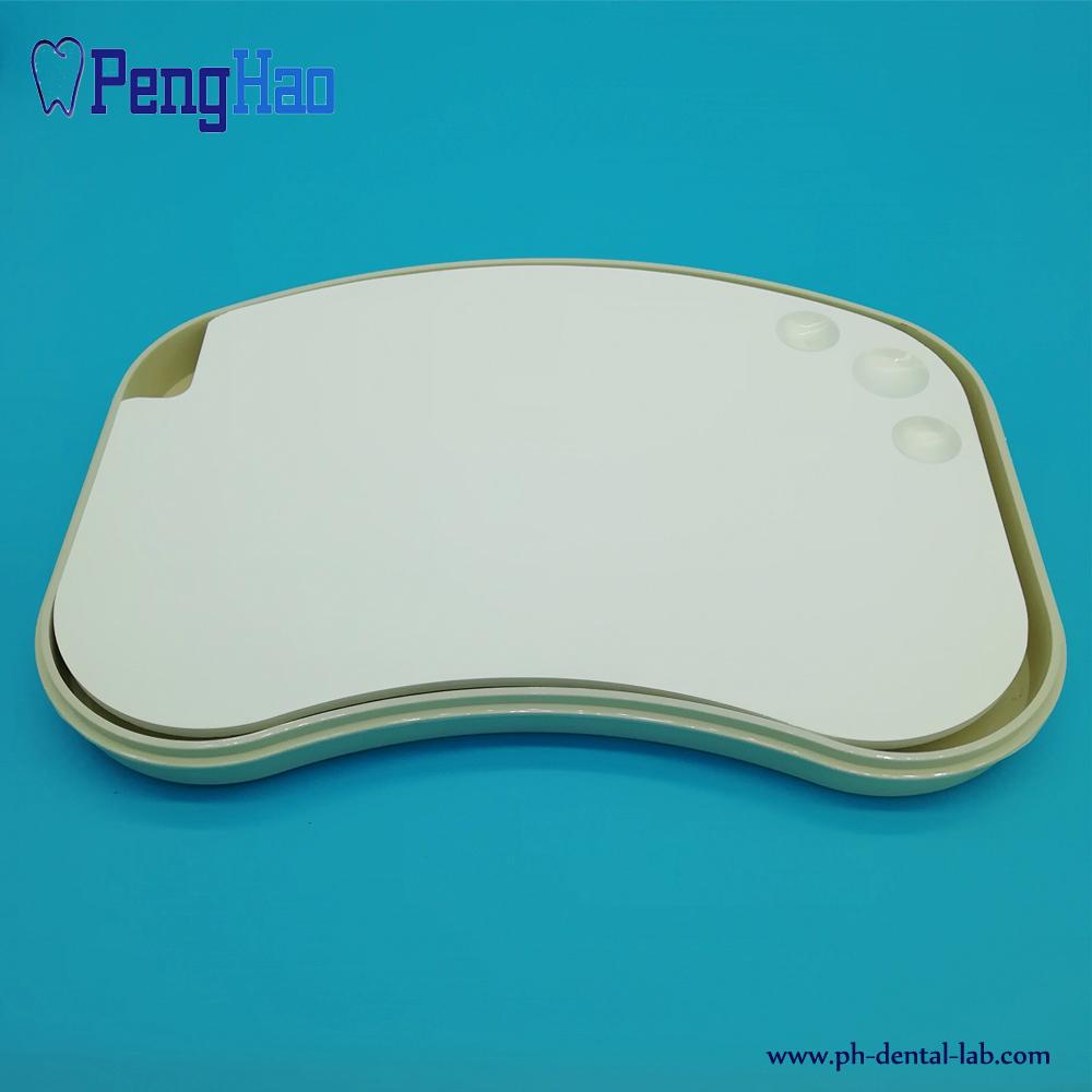 Big Model Wet Porcelain Mixing tray for dental lab (Having plastic cover) 2