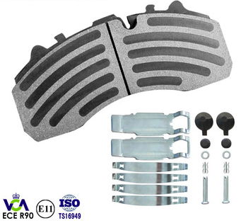 truck disc brake pad WVA 29108 29087 for DAF IVECO MERCEDES BENZ MAN SCANIA