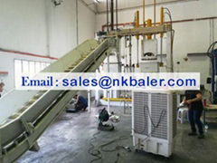 Used Clothes Textile Baling Press