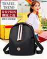 wholesale simple fashion ladies waterproof polyester students daily backpack