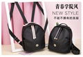 wholesale simple fashion ladies waterproof polyester students daily backpack 4