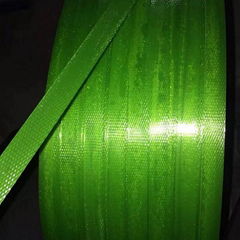 Green Embossed Polyester PET Plastic Strips for Packaging