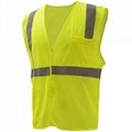 high visibility apparel clothing Class II Mesh polyester mesh Safety Vest