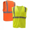 high visibility apparel clothing Class II Mesh polyester mesh Safety Vest 2