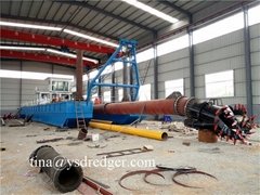 The dredger machine for river sand dredging with high quality.