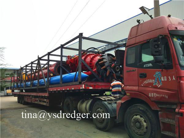 The dredger machine for river sand dredging with high quality. 4