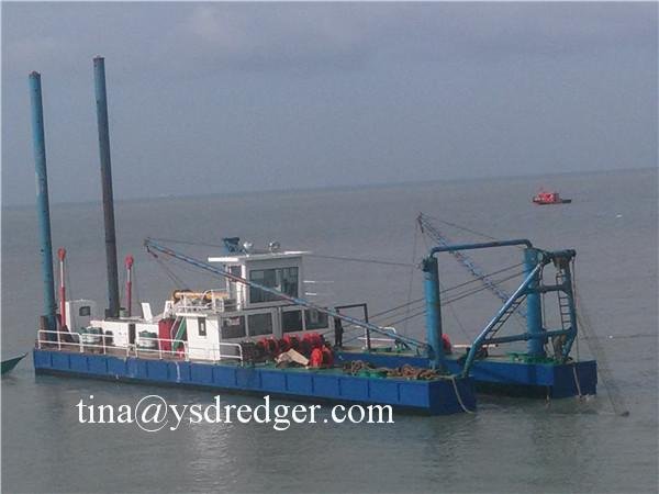 The dredger machine for river sand dredging with high quality. 5