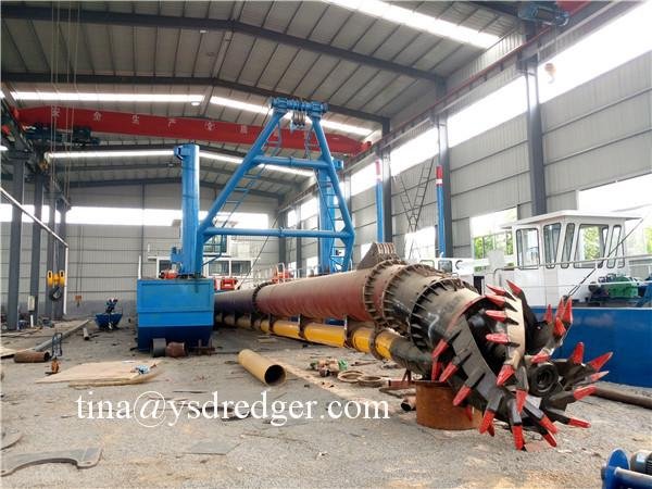 The dredger equipment for river sand dredging with high quality. 3