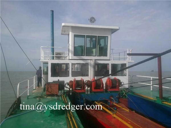 Hydraulic cutter suction sand dredger vessel 1