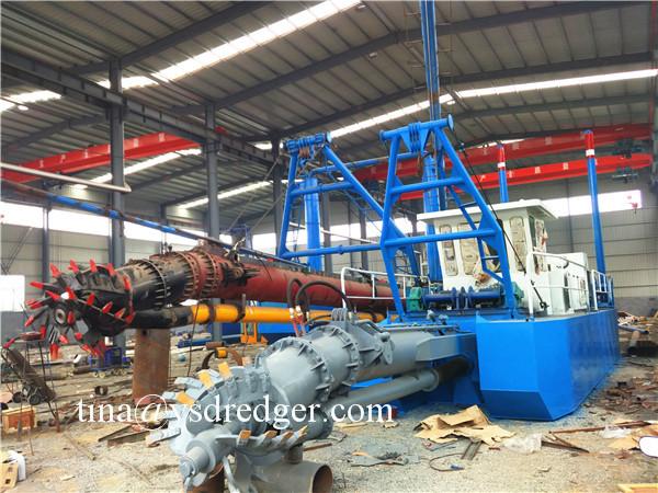 Hydraulic cutter suction sand dredger vessel 2