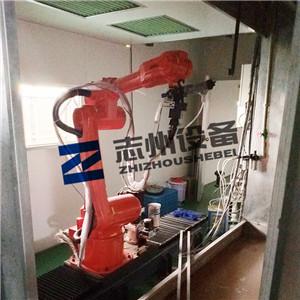 展具机器手喷涂流水线 悬挂式机器人喷漆生产线 