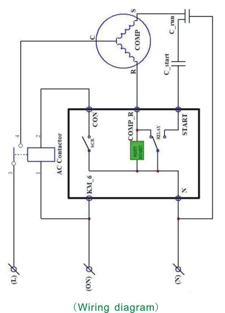 瑞景单相220V1-3P空调压缩机软启动器 2