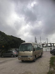 cheap Japan made Toyota coaster golden used mini bus for sale