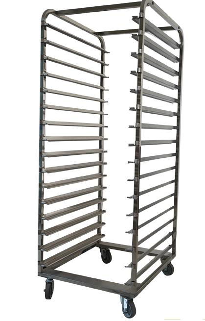 any size stainless steel bakery trolley rack for baking oven
