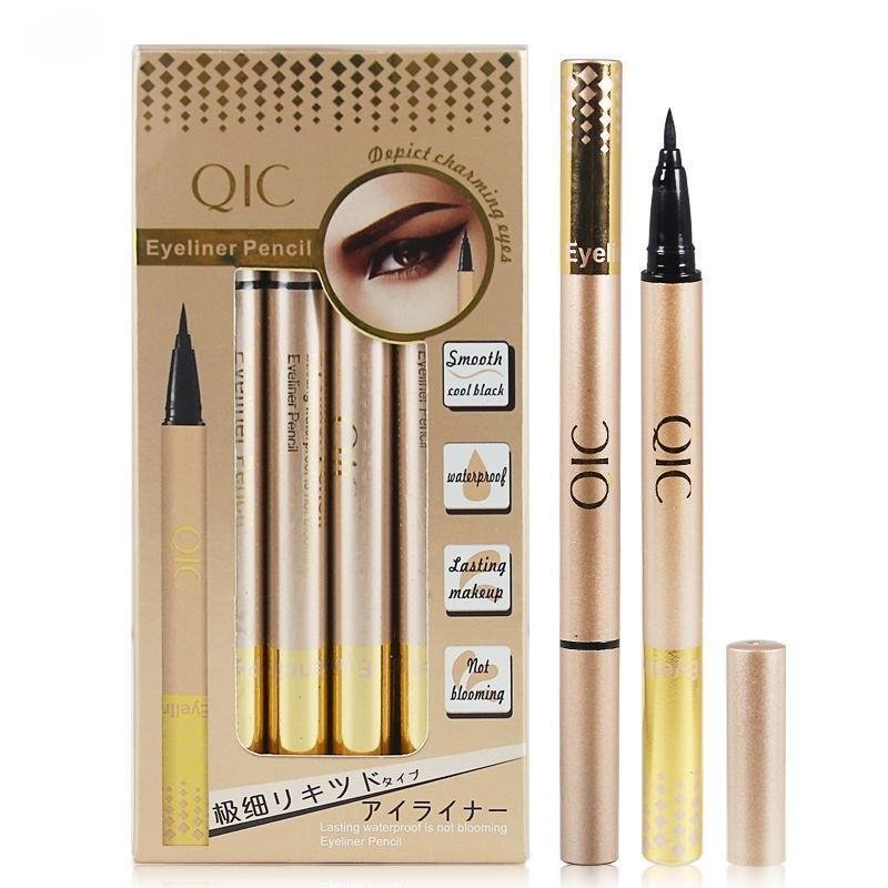 China Original QIC Q602 waterproof  long lasting eyeliner black eyeliner pen 5