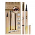 China Original QIC Q602 waterproof  long lasting eyeliner black eyeliner pen 5