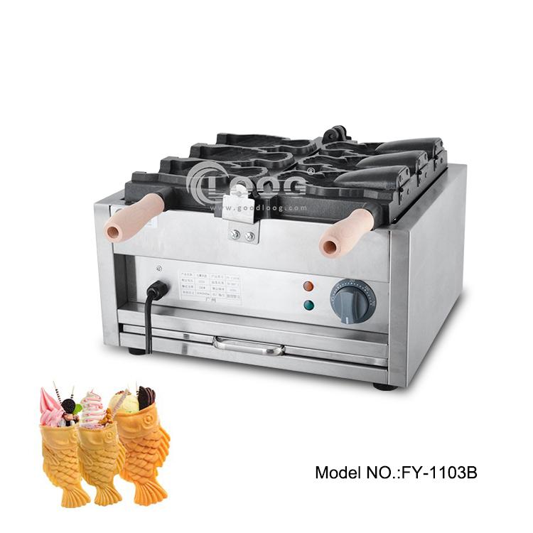 Ice cream fish waffle machine taiyaki waffle maker machine FY1103B