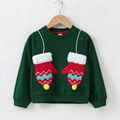 The best quality Stylish Christmas Tree Applique Pullover in Black for Baby and 