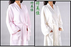 Beauty of bamboo bathrobe