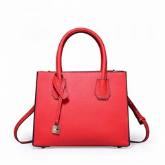 Genuine leather 100% handmade ladies bags handbag with long shoulder strap 