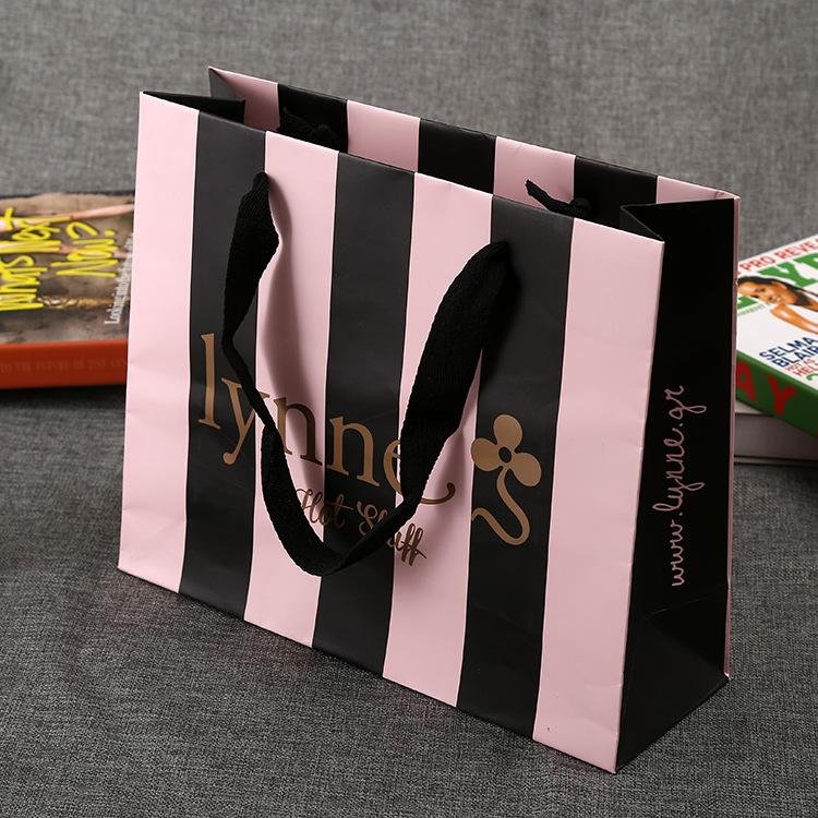 Customized luxury paper shopping bag,Factory hotsell paper bag packaging 4