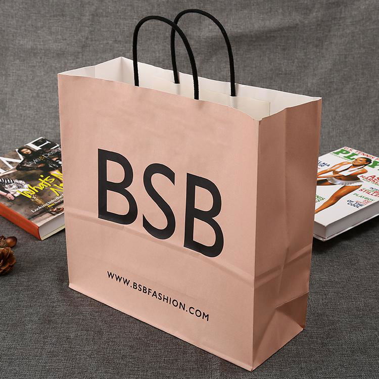 Customized luxury paper shopping bag,Factory hotsell paper bag packaging 5