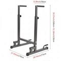 Heavy Duty Dip Pull Up Stand Parallel bar Home Gym 4