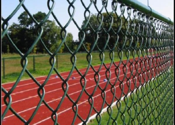 Galvanized or PVC Coated Chain Link Fence 4