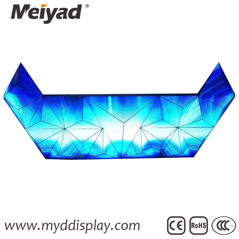 P4 Indoor Triangle LED Screen 122mm*176mm*88mm