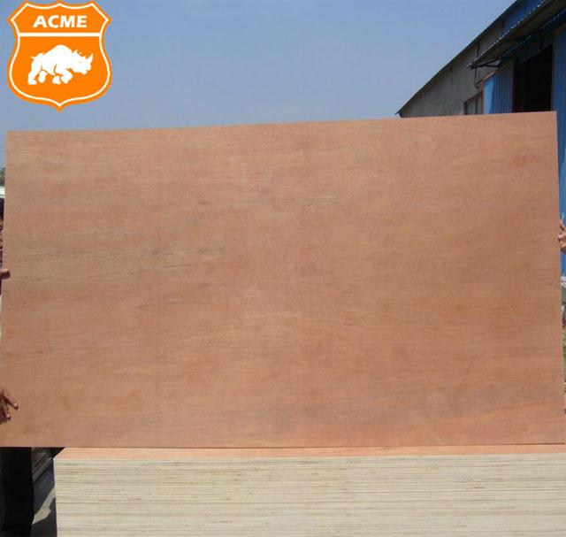 okoume ingtangor face poplar core commerical plywood for furniture indoor use 4