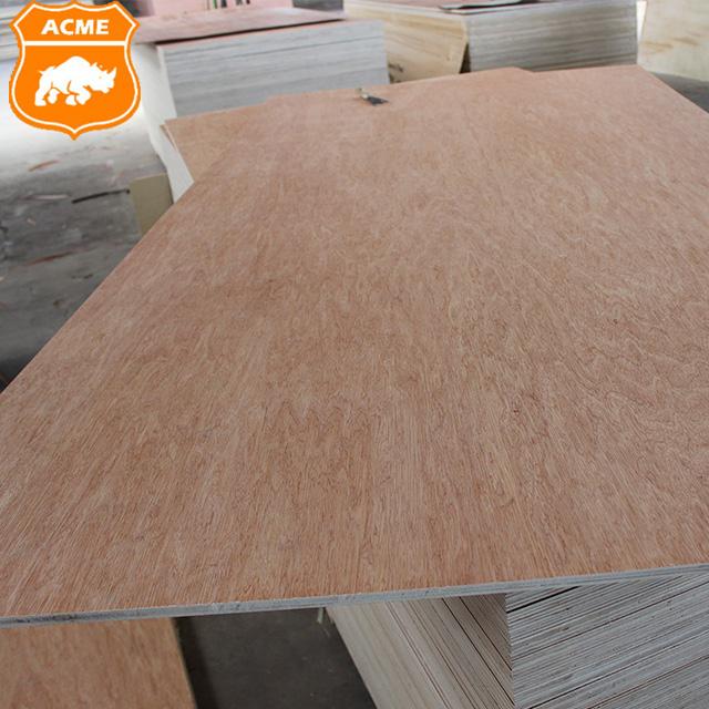 okoume ingtangor face poplar core commerical plywood for furniture indoor use 5