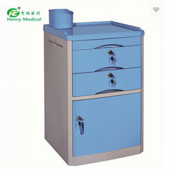 The best Medical furniture bedside cabinet abs plastic drawer with ISO9001