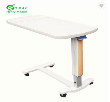 Fashion Patient Abs Adjustable Over Bed Table hospital bedside dining tray table