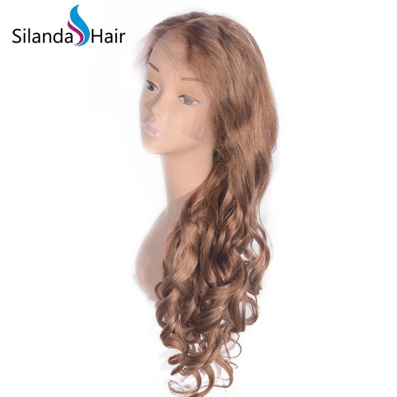 #27 Loose Wave Brazilian Remy Human Hair Lace Frontal Wig 2