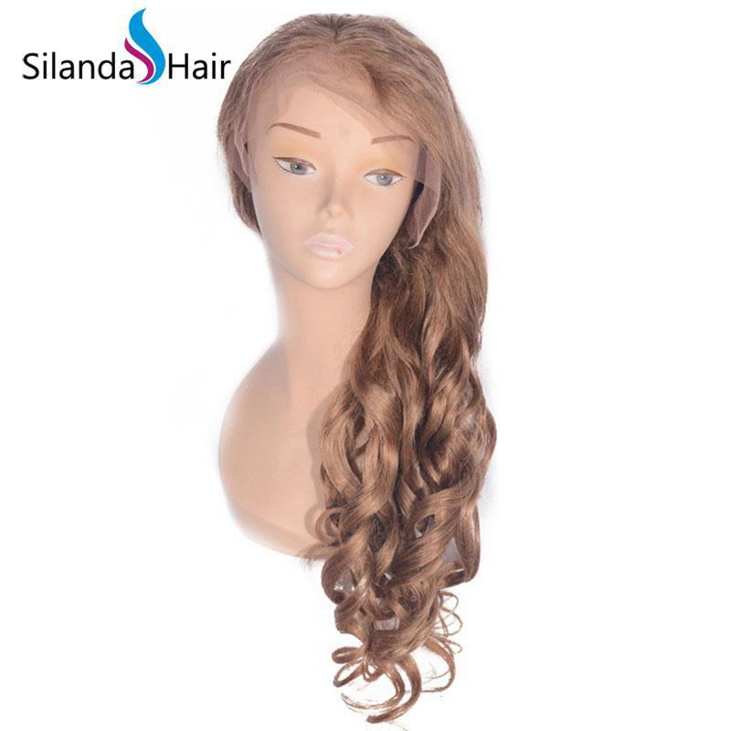 #27 Loose Wave Brazilian Remy Human Hair Lace Frontal Wig 4