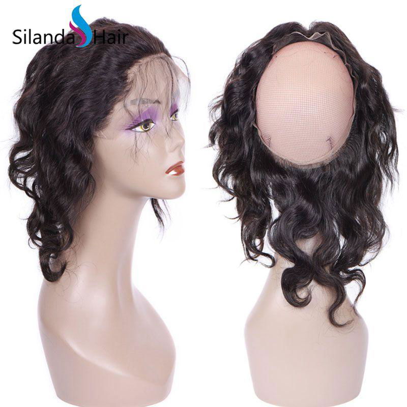 Brazilian Virgin Remy 100% Human Hair 360 Lace Closure #1B Body Wave 4