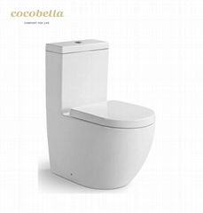 Hot Sale Watermark Washdown One Piece S/P Trap WC Toilet