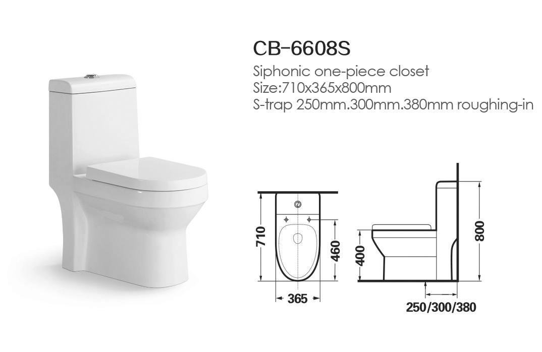 Hot sale s-trap 300mm sanitary ware water closet toilet price
