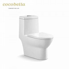 Competitive price water saving public chinese one piece closet toilet