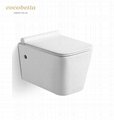 COCOBELLA Modern bathroom 180mm wall hung wc toilet for decoration