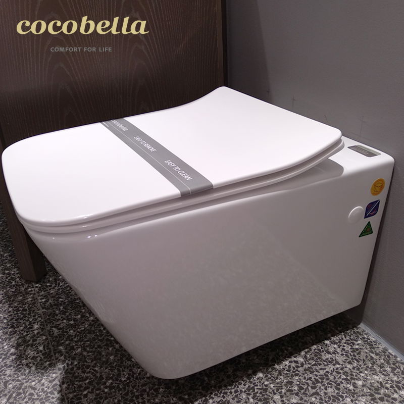 COCOBELLA Modern bathroom 180mm wall hung wc toilet for decoration 3