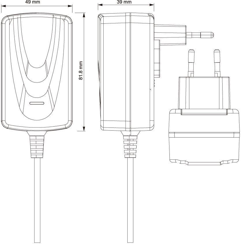 Interchangeable Wall Mounted Adapter 2